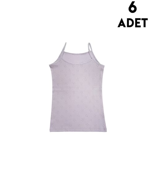 İp Askılı Kız Çocuk Transferli Ribana Atlet 6'lı Kota 3427