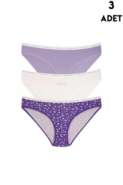 Koza Biat 3'lü Kadın Külot Slip KZ35000-651