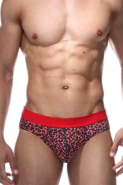 Lastikli Leopar Desenli Sexy Erkek Slip Darkzone DZN6331
