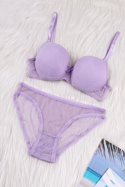 Mite Love Kadın Dantel İşlemeli Desenli Sütyen Takımı 3001200