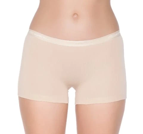 Modal Kemerli Ten 3'lü Paket Kadın Boxer Yıldız 3630