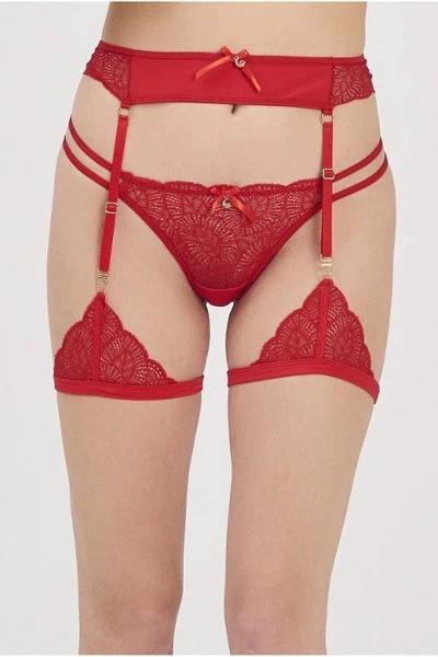 Moonlight Kırmızı Jartiyer Takım 3212