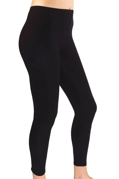 Pamuklu Kadın Siyah Uzun Tayt Donex 1465