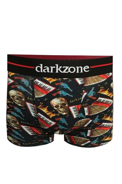 Piyano Desenli Erkek Boxer (Dijital Baskılı) Darkzone DZN3068
