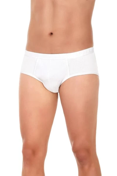 Ribana Beyaz 6'lı Paket %100 Pamuk Kom Erkek Slip Külot Yıldız 07