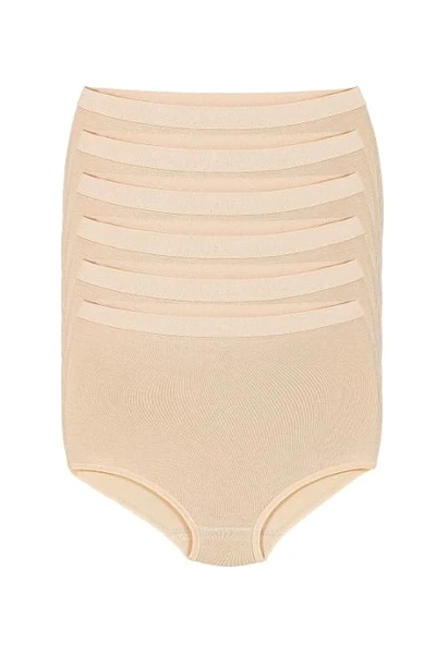 Ten 6'lı Paket Modal Toparlayıcı Kadın Külot Yıldız 4200T