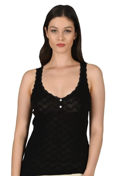 Transferli Ribana Jakarli Esnek Kalın Askılı Düğmeli Kadın Pamuklu Atlet Özkan 24202