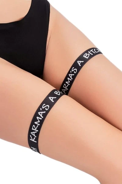 Yazılı Sexi Fantezi Bacak Bantı Vonda Wear 810822