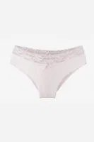 Pamuklu Likralı Kadın Slip Külot Akbeniz 21188 Beyaz