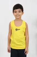 Erkek Çocuk Sıfır Kol Penye Pijama Takım Sarı Akbeniz 20439 Sarı görsel 4