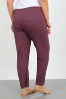 Büyük Beden Tek Alt Kadın Pijama Akbeniz 27555 Mürdüm görsel 4