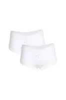 Beyaz Kadın Pamuklu 2li Boxer Akbeniz 40265 Beyaz