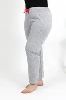Gri Pamuklu Büyük Beden Kadın Alt Pijama Akbeniz 27557 Gri görsel 4