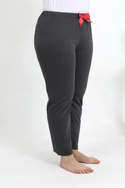Kurdelalı Pamuklu Büyük Beden Kadın Alt Pijama Akbeniz 27559 - Alternatif Görünüm