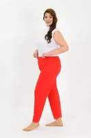 Kadın Pamuklu Büyük Beden Alt Pijama Kırmızı Akbeniz 27560 Kırmızı detay görünüm