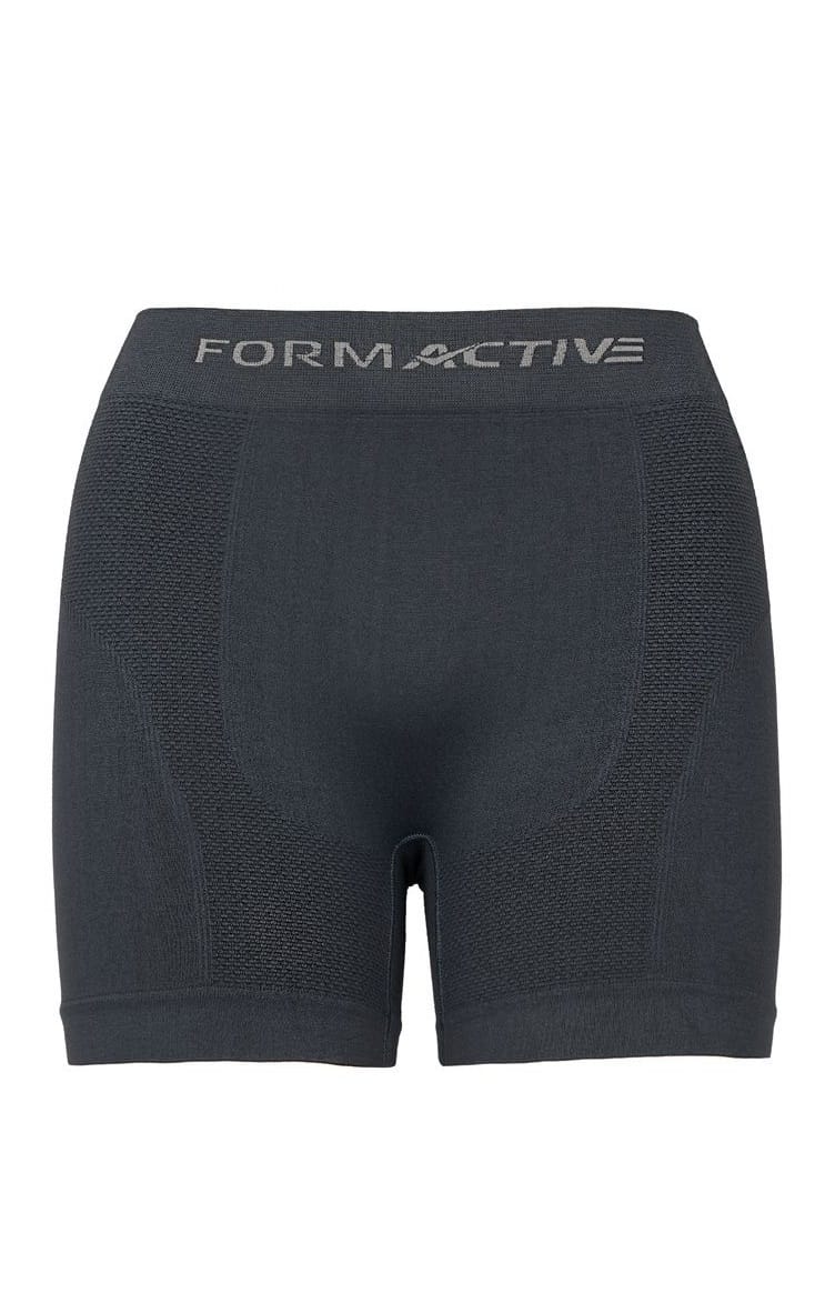 Antrasit Dikişsiz Microfiber Likralı Erkek Boxer Gri FormActive 4400
