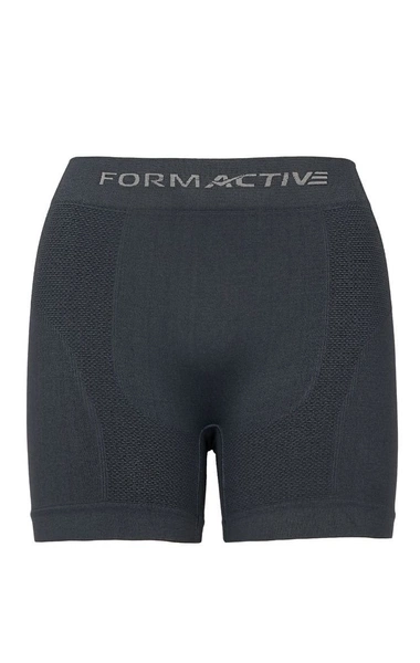 Antrasit Dikişsiz Microfiber Likralı Erkek Boxer Gri FormActive 4400