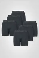 Antrasit Microfiber Likralı Sentetik Yapılı Erkek Boxer 6lı Set FormActive 4400 - 6 ADET Antrasit
