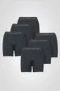 Antrasit Microfiber Likralı Sentetik Yapılı Erkek Boxer 6lı Set FormActive 4400 - 6 ADET
