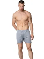Arjantin Ribana 6lı Beyaz Erkek Boxer Gümüş 3058 - 6 Adet Gri