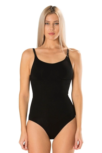 Askılı Duble Etkili Çıtçıtlı Body Kadın Korse FormActive 1040