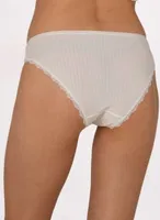 Bambu Derby Dantelli Kadın Bikini Külot Anıt 3890 - 10 Adet Asorti görsel 4