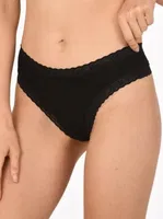 Bambu Tanga Kadın Külot Anıt 3889 - 10 Adet Siyah detay görünüm
