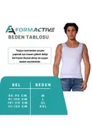 Bel Göbek Göğüs Sıkılaştırıcı İncelten Ekstra Etkili Korse Atlet FormActive 4800 Beyaz görsel 9