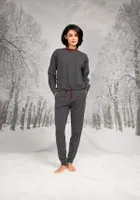 Beli Lastikli Uzun Kollu Sweatshirt Pantalon Takım Doreanse 26K4094