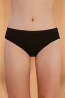 12'li Kadın Bikini Külot Berrak 11561 Siyah görsel 4