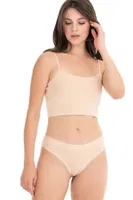 Geniş Lastikli Kadın Bikini Külot 12'li Berrak 11679 Ten detay görünüm