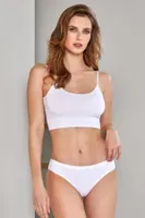 Bayan Bikini Külot 12'li Berrak 2320 Beyaz
