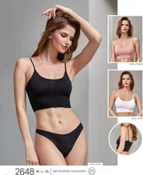 Berrak Lazer Kesim Kadın Büstiyer Berrak 2648