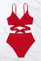 Bikini Altı - V Kesim Kırmızı Angelsin MS 43298 Kırmızı görsel 4