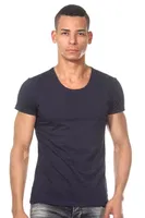 Bisiklet Yaka Lacivert Erkek T-Shirt Darkzone 8504 Görsel
