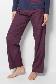 DOREMI Bordo Ekose Pijama Altı Doremi 002-000860