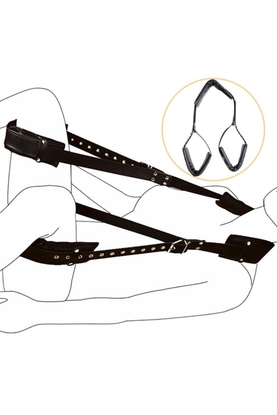 Boyun Bacak Fantezi Esaret Harness MissisX 8027