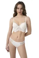 Geniş Dantelli Balenli Destekli Bralet Sütyen Takım Büşra 328 Ekru
