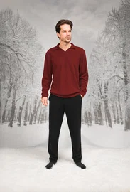 Doreanse Cepli Gömlek Yaka Uzun Kollu Erkek Pijama Takım Doreanse 26K4590