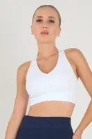 Çift Kat Kaplı Kalın Askılı Bralet Miorre 002-T15433 Beyaz
