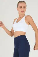 Çift Kat Kaplı Kalın Askılı Bralet Miorre 002-T15433 Beyaz farklı açı