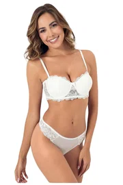 Godewo Destekli Dantelli Kadın Sütyen Takım Godewo 2080