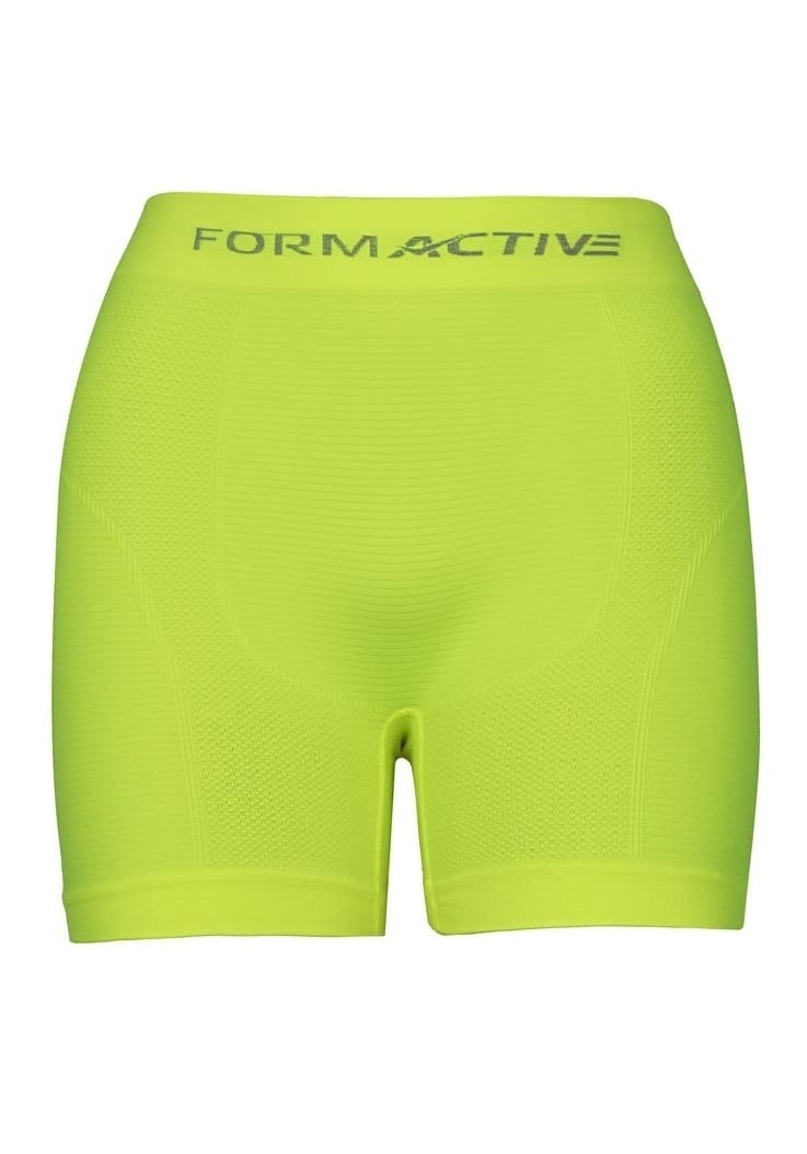 Dikişsiz Microfiber Likralı Erkek Boxer Neon Sarı FormActive 4400