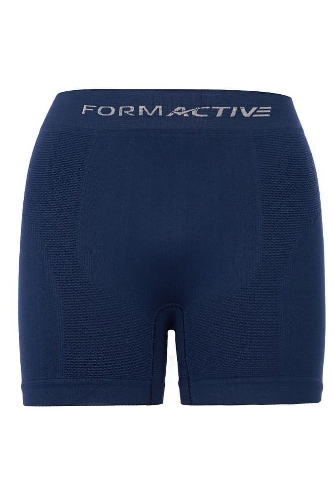 Dikişsiz Microfiber Likralı Erkek Boxer Sax Lacivert FormActive 4400