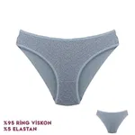 Viscon Desenli Kadın Bikini Külot 12'li Dondeza 164-2 Görsel