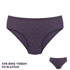 Dondeza Desenli Viscon Kadın Slip Külot 12'li Dondeza 264-12
