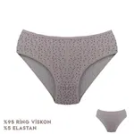 12'li Desenli Viscon Kadın Bikini Külot Dondeza 264-5 Görsel