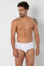 DOREMI Doğal Pamuk Rahat Penye Erkek Klasik Slip Külot DoReMi 002-002030