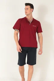 DOREMI 3lü Erkek Soft Doğal Pamuk Pijama Takımı DoReMi 002-000009