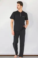 3lü Erkek Soft Doğal Pamuk Pijama Takımı DoReMi 002-000009 farklı açı